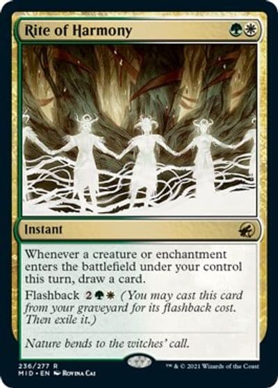 Rite of Harmony Innistrad: Midnight Hunt Magic card