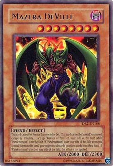 Mazera DeVille Dark Revelation Volume 2 Yu-Gi-Oh! card
