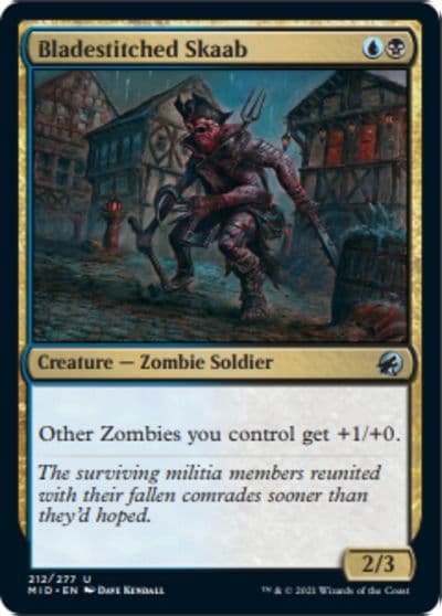 Bladestitched Skaab Innistrad: Midnight Hunt Magic card