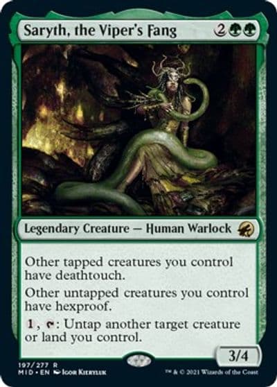 Saryth the Vipers Fang Innistrad: Midnight Hunt Magic card