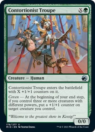 Contortionist Troupe Innistrad: Midnight Hunt Magic card