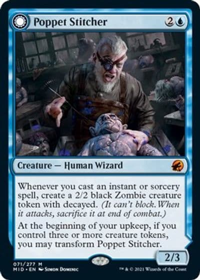 Poppet Stitcher Innistrad: Midnight Hunt Magic card