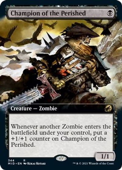 Champion of the Perished Extended Art Innistrad: Midnight Hunt Magic card