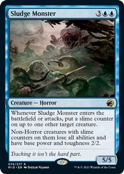 Sludge Monster Innistrad: Midnight Hunt Magic card