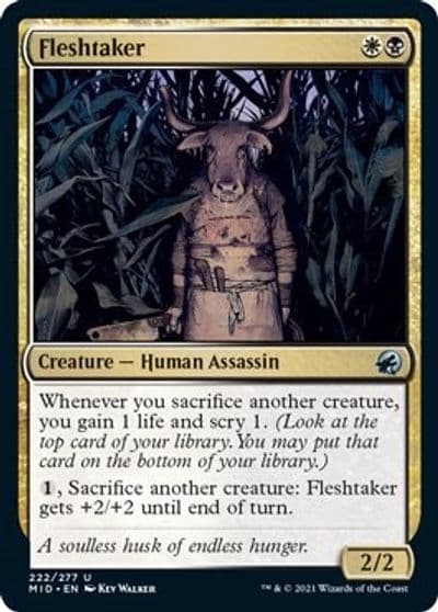 Fleshtaker Innistrad: Midnight Hunt Magic card