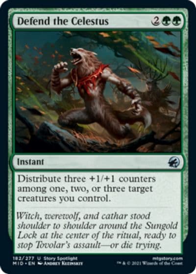 Defend the Celestus Innistrad: Midnight Hunt Magic card