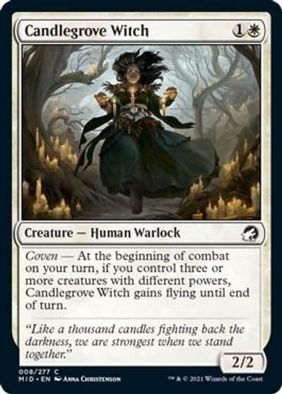 Candlegrove Witch Innistrad: Midnight Hunt Magic card