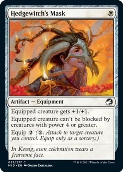 Hedgewitchs Mask Innistrad: Midnight Hunt Magic card
