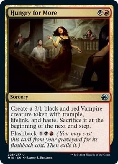 Hungry for More Innistrad: Midnight Hunt Magic card