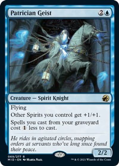 Patrician Geist Innistrad: Midnight Hunt Magic card