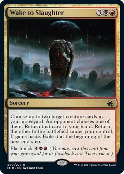 Wake to Slaughter Innistrad: Midnight Hunt Magic card