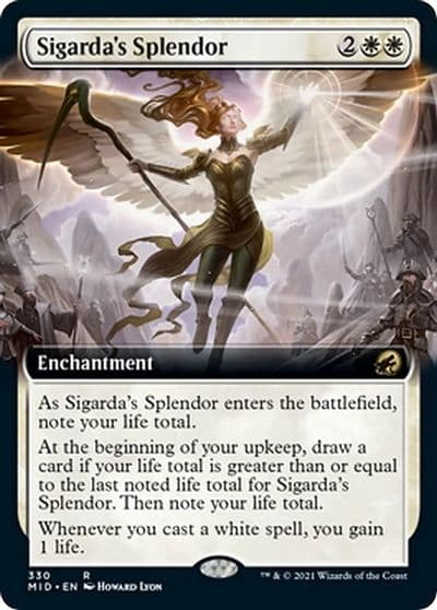 Sigardas Splendor Extended Art Innistrad: Midnight Hunt Magic card