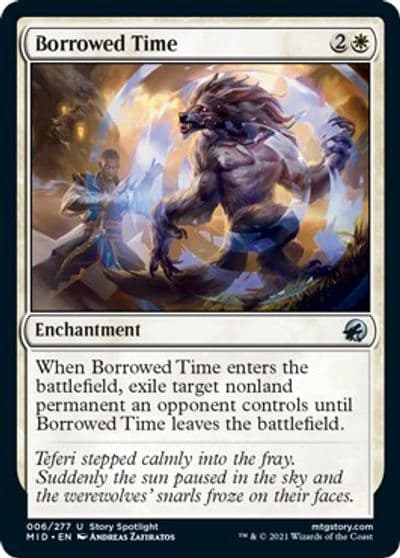 Borrowed Time Innistrad: Midnight Hunt Magic card