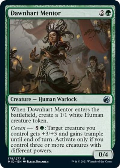 Dawnhart Mentor Innistrad: Midnight Hunt Magic card