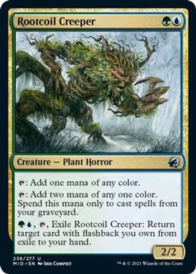 Rootcoil Creeper Innistrad: Midnight Hunt Magic card