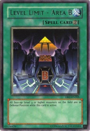 Level Limit Area B Dark Revelation Volume 2 Yu-Gi-Oh! card