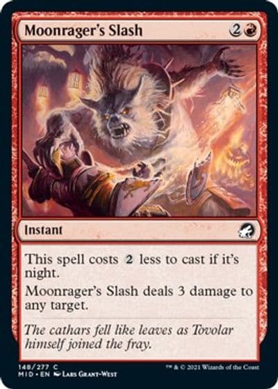 Moonragers Slash Innistrad: Midnight Hunt Magic card