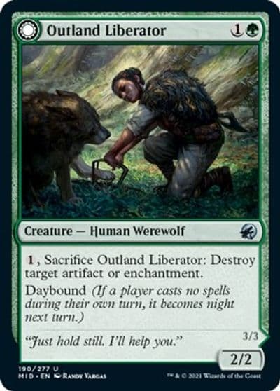 Outland Liberator Innistrad: Midnight Hunt Magic card