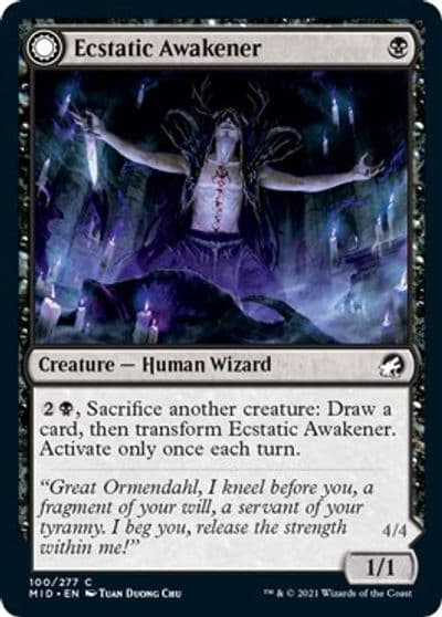 Ecstatic Awakener Innistrad: Midnight Hunt Magic card