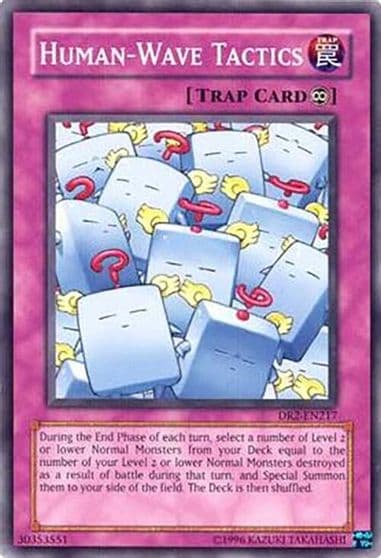 Human Wave Tactics Dark Revelation Volume 2 Yu-Gi-Oh! card