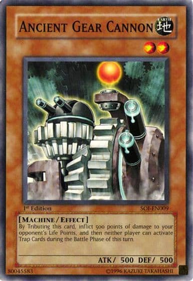 Ancient Gear Cannon Shadow of Infinity Yu-Gi-Oh! card