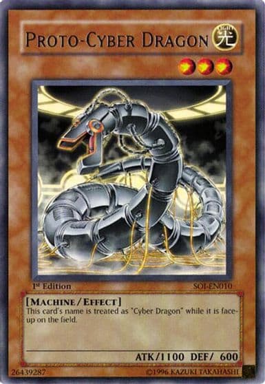 Proto Cyber Dragon Shadow of Infinity Yu-Gi-Oh! card