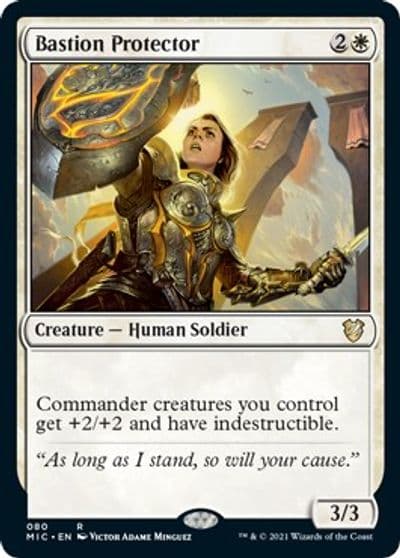 Bastion Protector Commander: Innistrad: Midnight Hunt Magic card