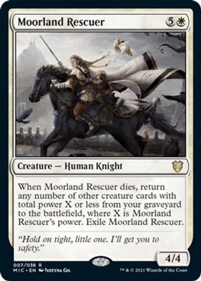 Moorland Rescuer Commander: Innistrad: Midnight Hunt Magic card
