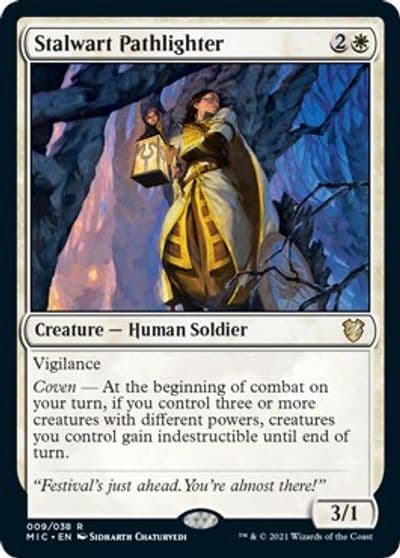 Stalwart Pathlighter Commander: Innistrad: Midnight Hunt Magic card