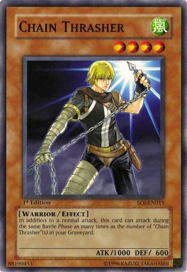 Chain Thrasher Shadow of Infinity Yu-Gi-Oh! card