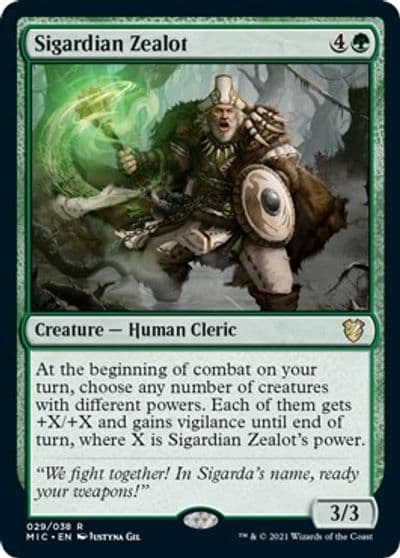 Sigardian Zealot Commander: Innistrad: Midnight Hunt Magic card