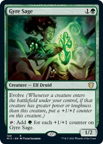 Gyre Sage Commander: Innistrad: Midnight Hunt Magic card