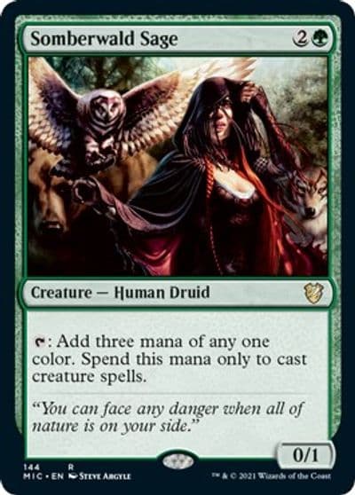 Somberwald Sage Commander: Innistrad: Midnight Hunt Magic card