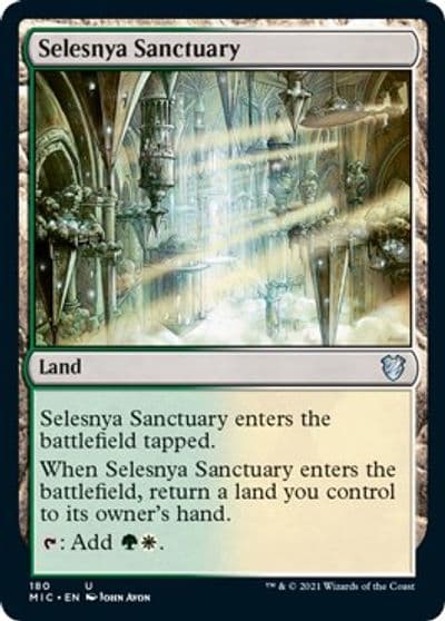 Selesnya Sanctuary Commander: Innistrad: Midnight Hunt Magic card