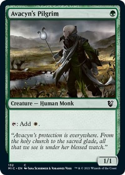 Avacyns Pilgrim Commander: Innistrad: Midnight Hunt Magic card