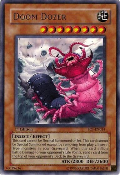 Doom Dozer Shadow of Infinity Yu-Gi-Oh! card