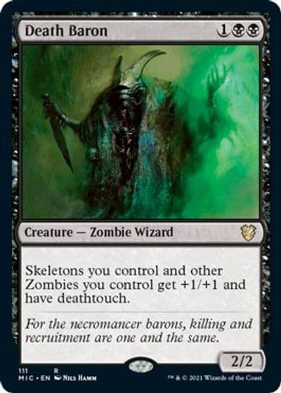 Death Baron Commander: Innistrad: Midnight Hunt Magic card