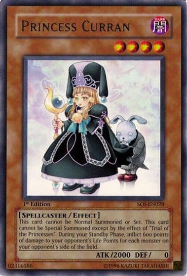 Princess Curran Shadow of Infinity Yu-Gi-Oh! card