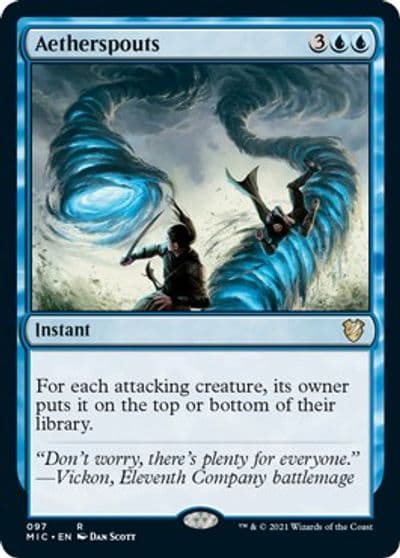 Aetherspouts Commander: Innistrad: Midnight Hunt Magic card