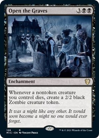 Open the Graves Commander: Innistrad: Midnight Hunt Magic card