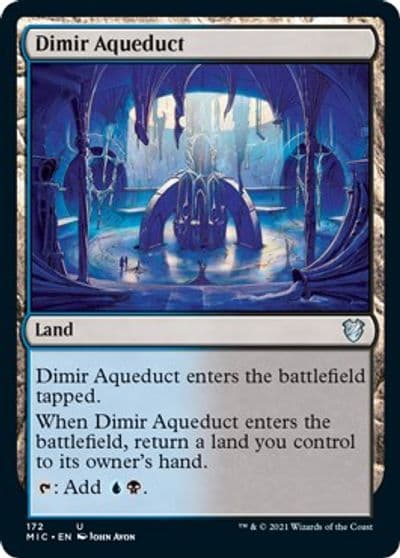 Dimir Aqueduct Commander: Innistrad: Midnight Hunt Magic card