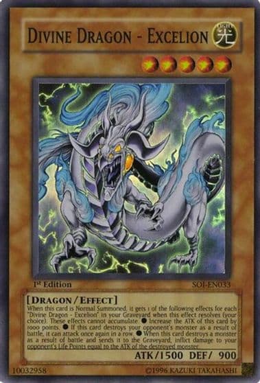 Divine Dragon Excelion Shadow of Infinity Yu-Gi-Oh! card