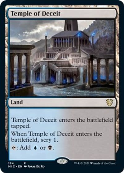 Temple of Deceit Commander: Innistrad: Midnight Hunt Magic card