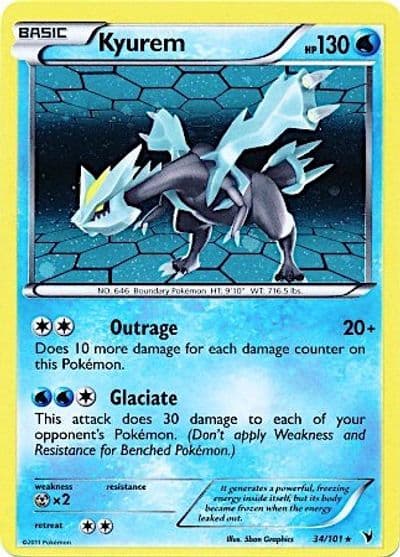 Kyurem (Cosmos Holo) Miscellaneous Cards & Products Pokemon card