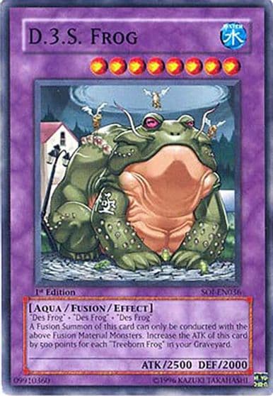 D3S Frog Shadow of Infinity Yu-Gi-Oh! card