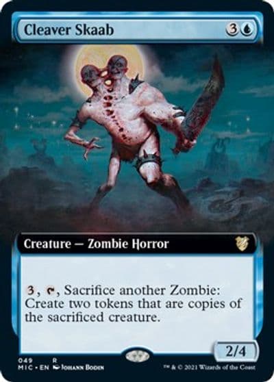Cleaver Skaab Extended Art Commander: Innistrad: Midnight Hunt Magic card