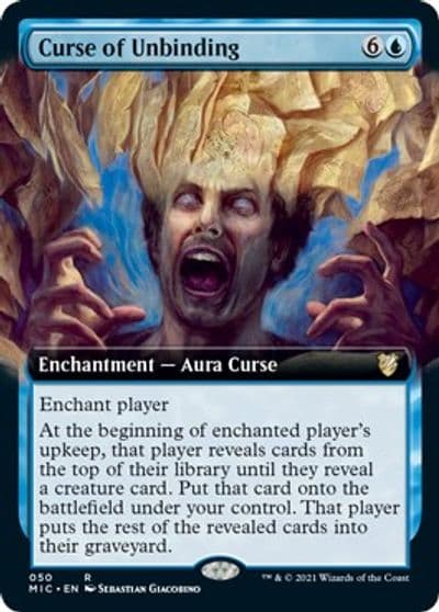 Curse of Unbinding Extended Art Commander: Innistrad: Midnight Hunt Magic card