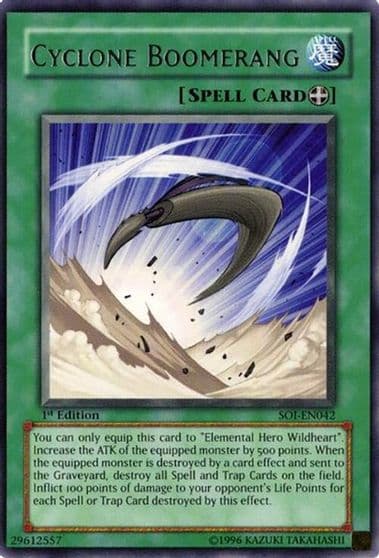 Cyclone Boomerang Shadow of Infinity Yu-Gi-Oh! card