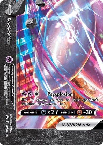 Mewtwo V-UNION - SWSH161 SWSH: Sword & Shield Promo Cards Pokemon card