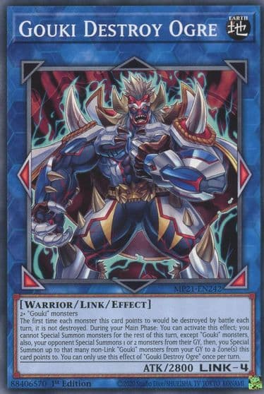 Gouki Destroy Ogre 2021 Tin of Ancient Battles Yu-Gi-Oh! card
